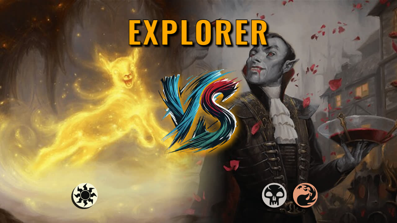 Watch MTG Arena Explorer Video - Mono White Midrange by Khat VS Rakdos Midrange by JSwift - 001015