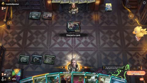 Watch MTG Arena Video Replay - Simic Midrange by utku VS Izzet Control by LouisInRussian - Standard Ranked