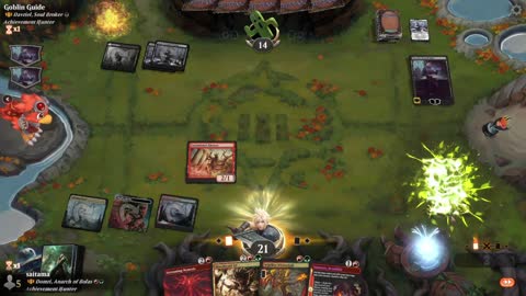 Watch MTG Arena Video Replay - Domri, Anarch of Bolas by saitama VS Davriel, Soul Broker by Goblin Guide - Historic Brawl