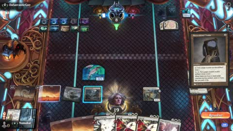 Watch MTG Arena Video Replay - Mono White Midrange by Namakai VS Dimir Control by DaSarcasticGuy - Traditional Standard Ranked