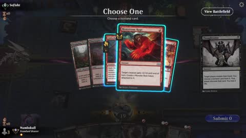 Watch MTG Arena Video Replay - Rakdos Midrange by Numbskull VS Gruul Aggro by SoFisht - Traditional Pioneer Ranked