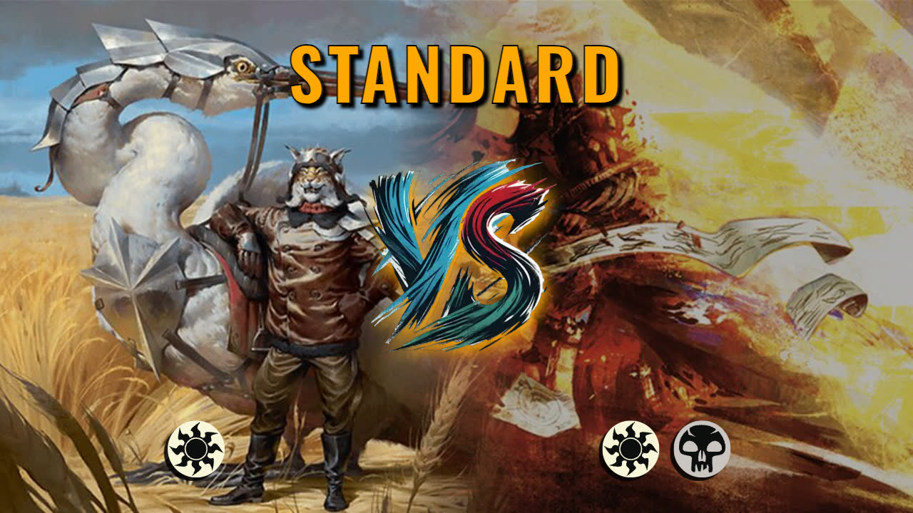 Watch MTG Arena Standard Video - Mono White Aggro by molituselgran VS Orzhov Midrange by Drunknforsetti92 - c85723