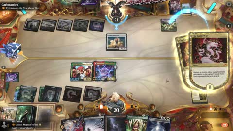 Watch MTG Arena Video Replay - Terra, Magical Adept by saitama VS Ketramose, the New Dawn by Carlotastick - Historic Brawl