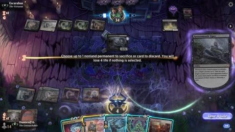 Watch MTG Arena Video Replay - Jeskai Control by DamienF16 VS Orzhov Aggro by Escarabus - Traditional Standard Ranked