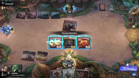 Watch MTG Arena Video Replay - Naya Aggro by saitama VS Izzet Midrange by Bounzuki - Premier Draft