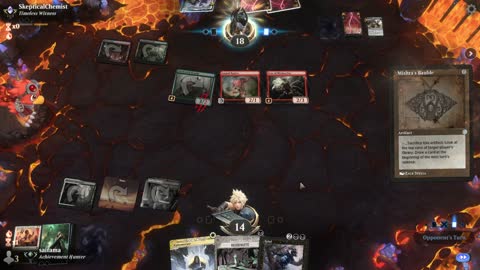 Watch MTG Arena Video Replay - Orzhov Midrange by saitama VS Jund Aggro by SkepticalChemist - Traditional Timeless Ranked