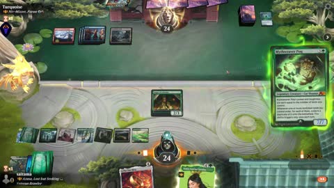 Watch MTG Arena Video Replay - Azusa, Lost but Seeking by saitama VS Niv-Mizzet, Parun by Turquoise - Historic Brawl