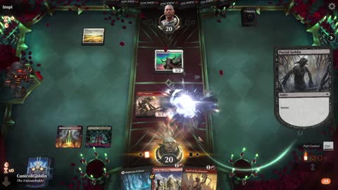Watch MTG Arena Video Replay - Rakdos Aggro by CunicoliGoblin VS Mono White Aggro by Inspi - Traditional Historic Play