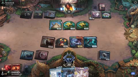 Watch MTG Arena Video Replay - Izzet Midrange by DamienF16 VS Selesnya Aggro by henryiscol - Premier Draft