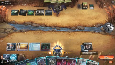 Watch MTG Arena Video Replay - Azorius Midrange by DamienF16 VS Dimir Midrange by arkouh - Standard Traditional Ranked