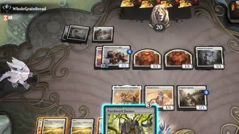 Watch MTG Arena Video Replay - Mono White Aggro by Khat VS Mono White Aggro by WholeGrainBread - Explorer Ranked