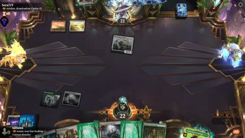 Watch MTG Arena Video Replay - Azusa, Lost but Seeking by saitama VS Adeline, Resplendent Cathar by Sora719 - Historic Brawl