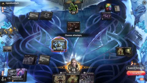 Watch MTG Arena Video Replay - Mono Black Midrange by Numbskull VS Mono Black Midrange by irgendsonOpfA - Traditional Pioneer Ranked