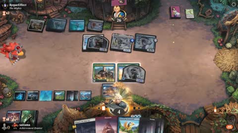 Watch MTG Arena Video Replay - WUBG Midrange by saitama VS Azorius Aggro by RogueEffect - Premier Draft