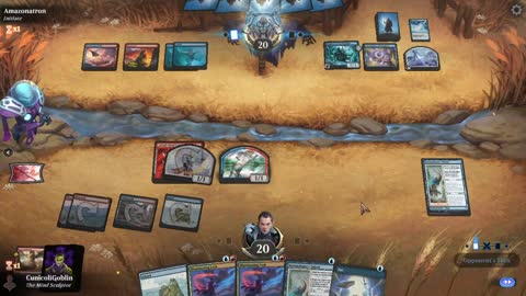 Watch MTG Arena Video Replay - Izzet Midrange by CunicoliGoblin VS Izzet Control by Amazonatron - Alchemy Event