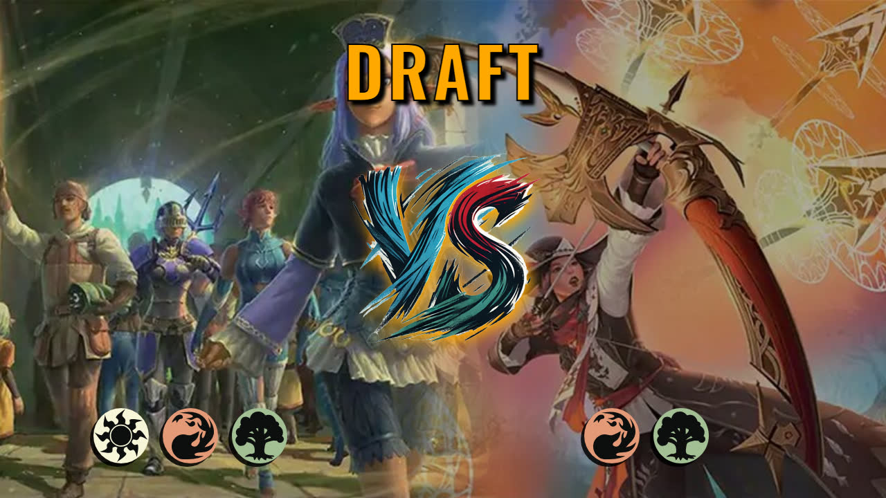 Watch MTG Arena Draft Video - Naya Midrange by saitama VS Gruul Aggro by Dannnnv - bcef16