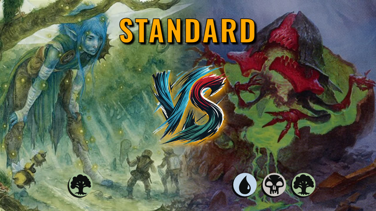 Watch MTG Arena Standard Video - Mono Green Aggro by utku VS Sultai Aggro by har.nay - 672fe1