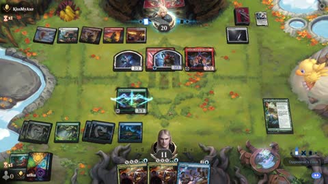 Watch MTG Arena Video Replay - Simic Midrange by utku VS Boros Aggro by KissMyAxe - Standard Ranked