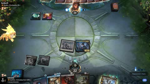 Watch MTG Arena Video Replay - Raffine, Scheming Seer by saitama VS Rusko, Clockmaker by SerkerN - Historic Brawl