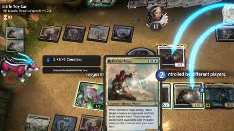 Watch MTG Arena Video Replay - Lagrella, the Magpie by saitama VS Jetmir, Nexus of Revels by Little Toy Car - Historic Brawl