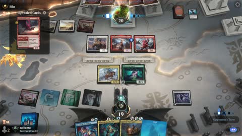 Watch MTG Arena Video Replay - UBRG Midrange by saitama VS Mardu Aggro by Silo - Premier Draft Ranked