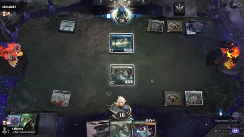 Watch MTG Arena Video Replay - Izzet Midrange by saitama VS Mono Blue Control by Abstain12 - Timeless Play