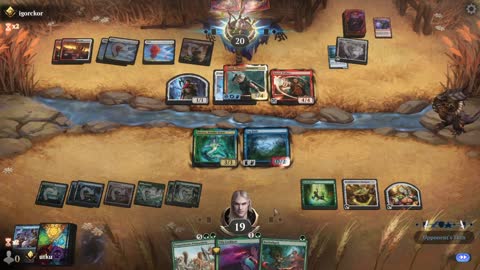 Watch MTG Arena Video Replay - Simic Midrange by utku VS Boros Midrange by igorckor - Standard Ranked