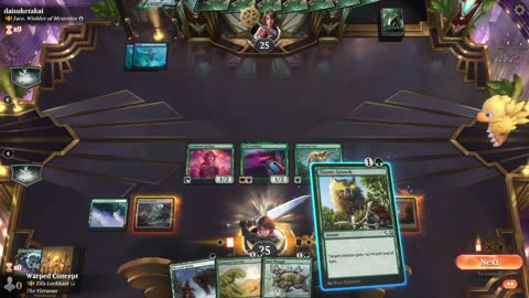 Watch MTG Arena Video Replay - Tifa Lockhart by Warped Concept VS Jace, Wielder of Mysteries by daisuketakai - MWM Cascade Brawl