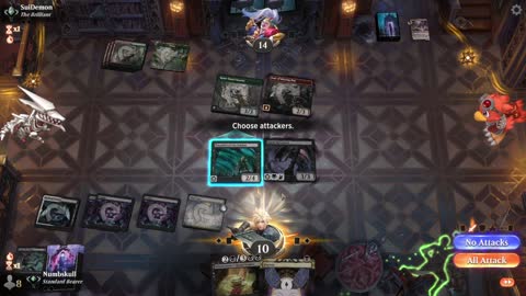 Watch MTG Arena Video Replay - Orzhov Midrange by Numbskull VS Gruul Aggro by SuiDemon - Traditional Standard Ranked