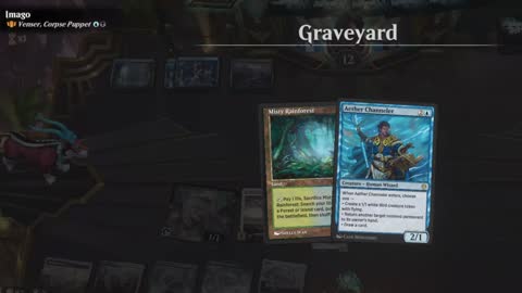 Watch MTG Arena Video Replay - Lagrella, the Magpie by saitama VS Venser, Corpse Puppet by Imago - Historic Brawl