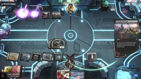 Watch MTG Arena Video Replay - Azorius Control by CunicoliGoblin VS Mono Black Aggro by spellbindermage - MWM Alchemy