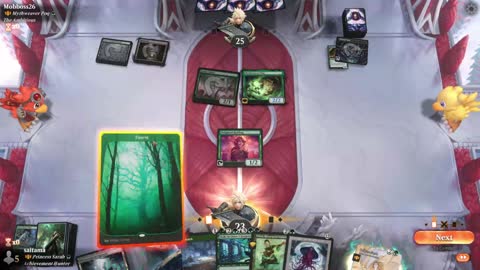 Watch MTG Arena Video Replay - Azusa, Lost but Seeking by saitama VS Mythweaver Poq by Mobboss26 - Historic Brawl