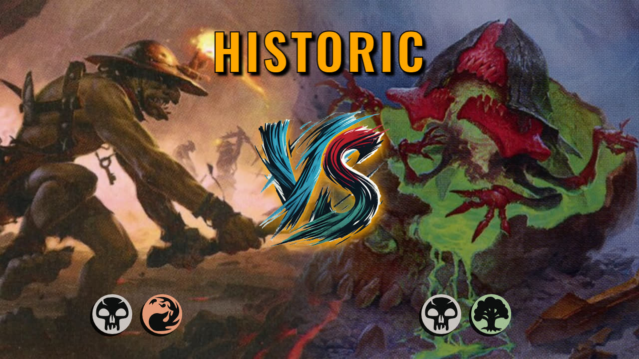 Watch MTG Arena Historic Video - Rakdos Aggro by CunicoliGoblin VS Golgari Aggro by fungusanthrax - 677604