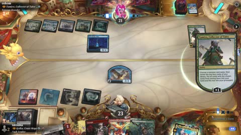 Watch MTG Arena Video Replay - Kefka, Court Mage // Kefka, Ruler of Ruin by saitama VS Tamiyo, Collector of Tales by oskom - Historic Brawl