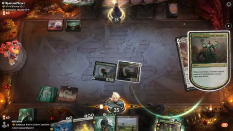 Watch MTG Arena Video Replay - Emmara, Voice of the Conclave by saitama VS Tymna the Weaver by MTGArenaPlayer - Historic Brawl