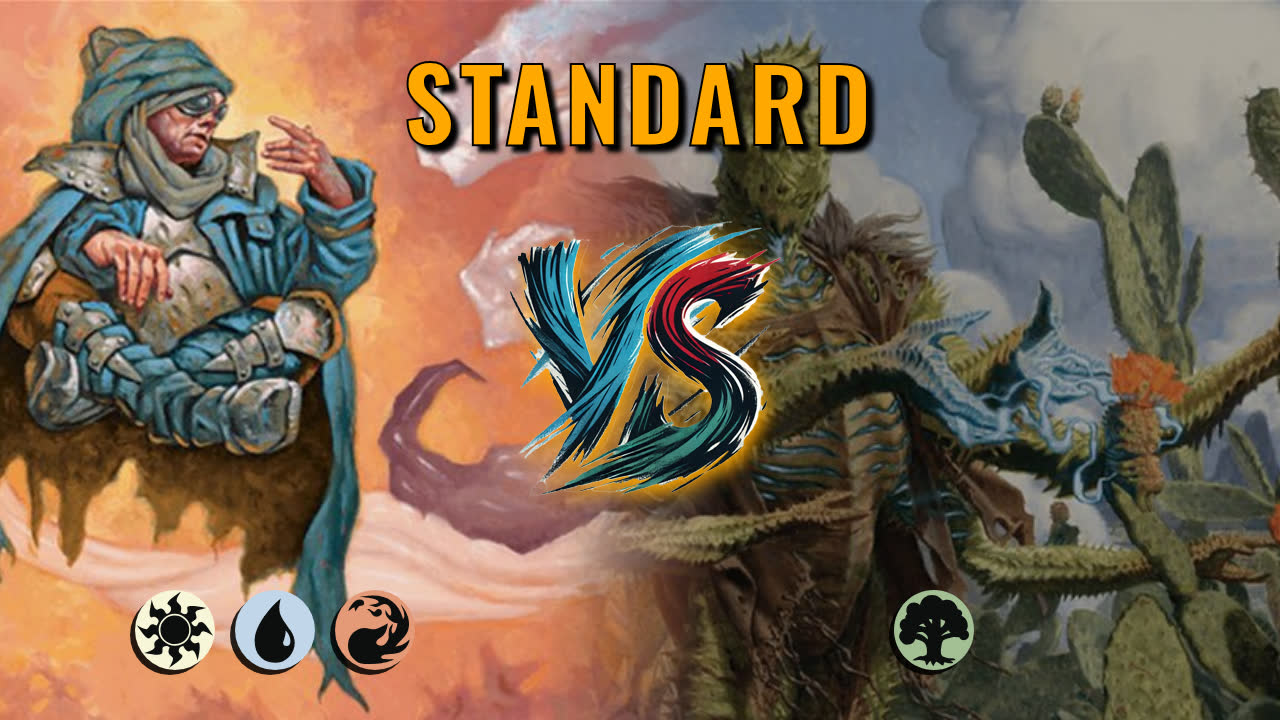 Watch MTG Arena Standard Video - Jeskai Control by DamienF16 VS Mono Green Aggro by Zaid - 185261