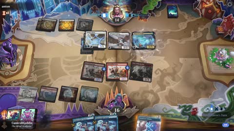 Watch MTG Arena Video Replay - Izzet Midrange by CunicoliGoblin VS Azorius Midrange by anton - Standard Event