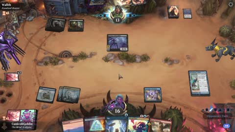 Watch MTG Arena Video Replay - Izzet Midrange by CunicoliGoblin VS Mono Black Aggro by Wallth - Alchemy Play