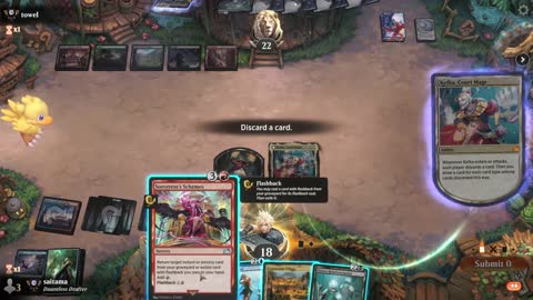 Watch MTG Arena Video Replay - Grixis Midrange by saitama VS Jund Midrange by towel - Premier Draft