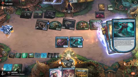 Watch MTG Arena Video Replay - Sultai Midrange by saitama VS Golgari Midrange by CalculuS - Premier Draft