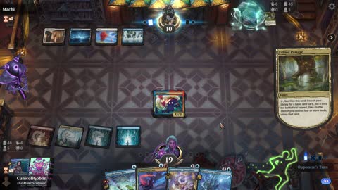 Watch MTG Arena Video Replay - Izzet Aggro by CunicoliGoblin VS Azorius Control by Machi - Alchemy Play