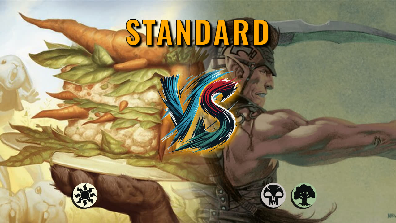 Watch MTG Arena Standard Video - Mono White Midrange by Namakai VS Golgari Midrange by zikli - 1f6902