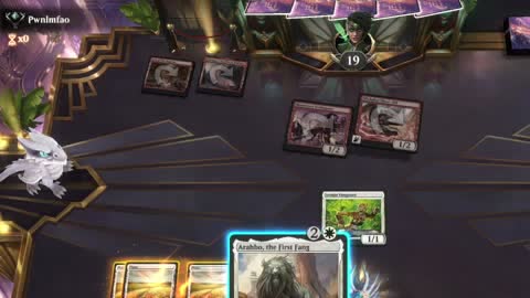 Watch MTG Arena Video Replay - Mono White Aggro by Khat VS Mono Red Aggro by Pwnlmfao - Explorer Ranked