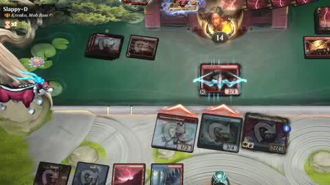Watch MTG Arena Video Replay - Balmor, Battlemage Captain by saitama VS Krenko, Mob Boss by Slappy-D - MWM Brawl Builder