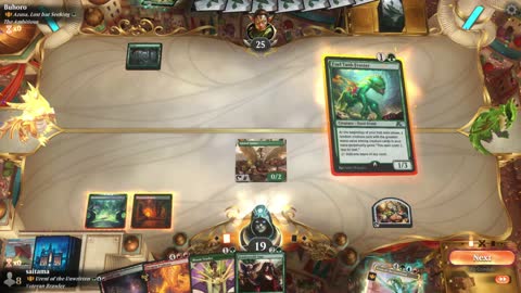 Watch MTG Arena Video Replay - Ureni of the Unwritten by saitama VS Azusa, Lost but Seeking by Buhoro - Historic Brawl