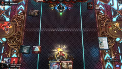 Watch MTG Arena Video Replay - Izzet Control by CunicoliGoblin VS Mono Red Aggro by Mario.Tomaiuolo - Alchemy Ranked