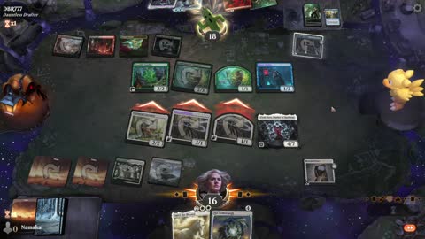 Watch MTG Arena Video Replay - Mono White Midrange by Namakai VS UBRG Midrange by DBR777 - Chromatic Cube Draft