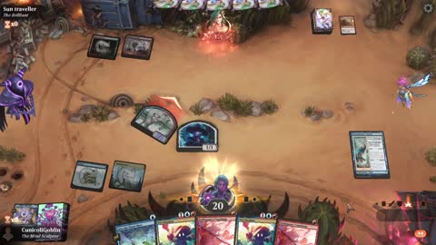 Watch MTG Arena Video Replay - Izzet Midrange by CunicoliGoblin VS Temur Control by Sun traveller - Alchemy Play