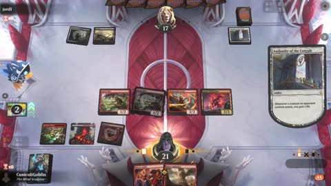 Watch MTG Arena Video Replay - Rakdos Aggro by CunicoliGoblin VS Orzhov Midrange by jordi - Alchemy Play