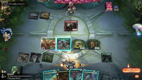 Watch MTG Arena Video Replay - Chatterfang, Squirrel General by saitama VS Alesha, Who Laughs at Fate by Superior - Historic Brawl